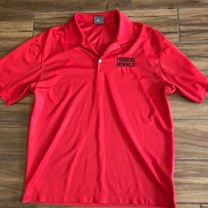 Nike Golf Polo with Founders Brewery Embroidered